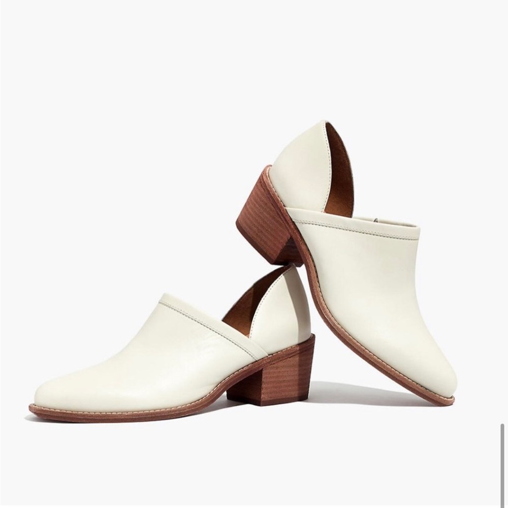 Madewell The Bradie Lowcut Bootie Off white